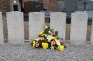 Fresh Flowers on VE Day 2010, laid by the villagers of Bavinchove