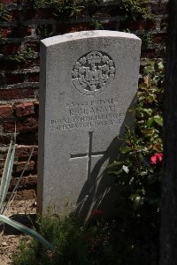 Ham British Cemetery Muille-Villette - Graham, R