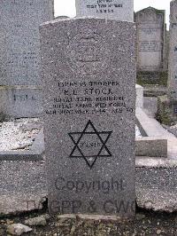 Glasgow (Glenduffhill) Jewish Cemetery - Stock, Emil Edward