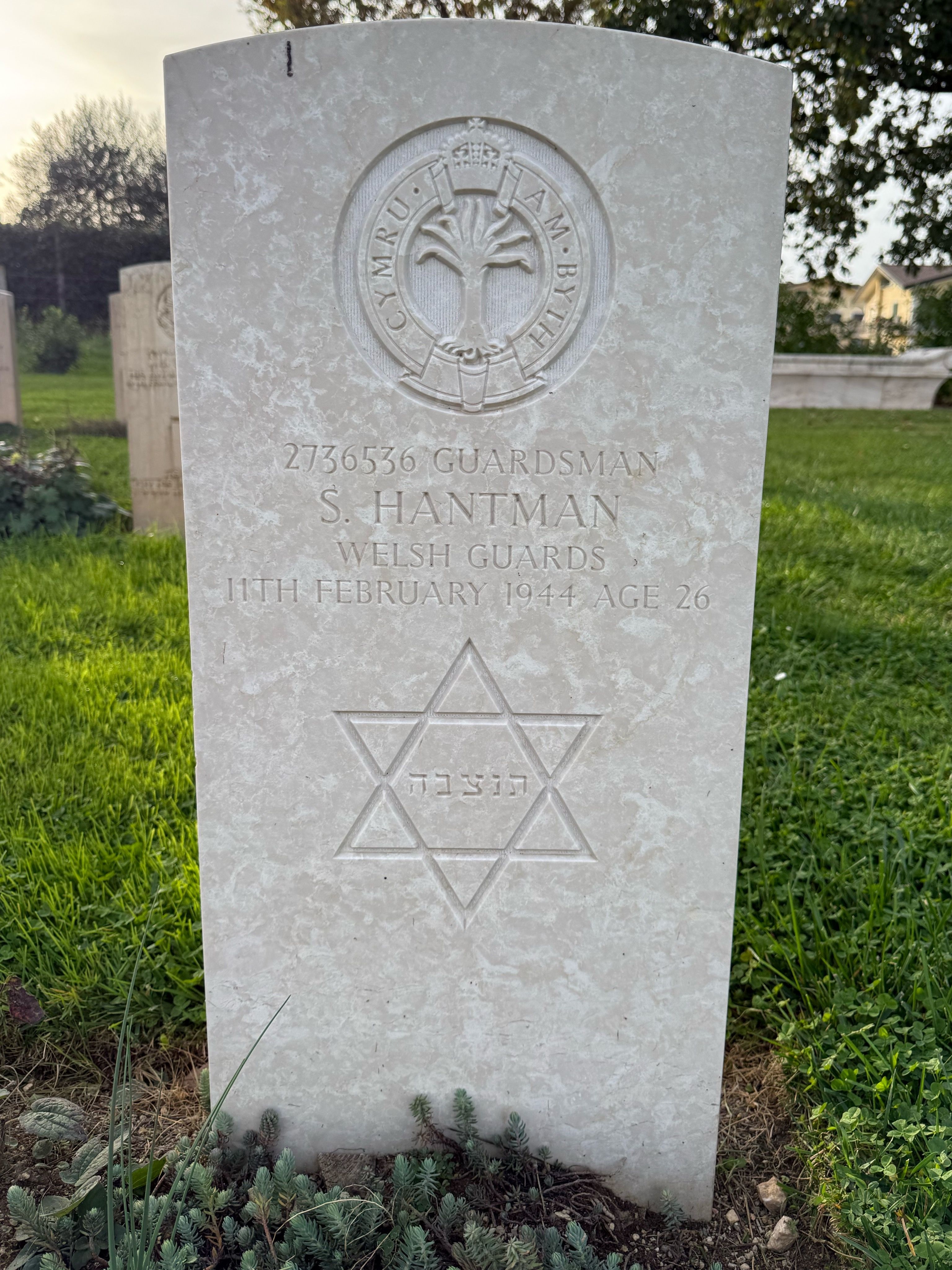 Cassino War Cemetery - Hantman, Samuel