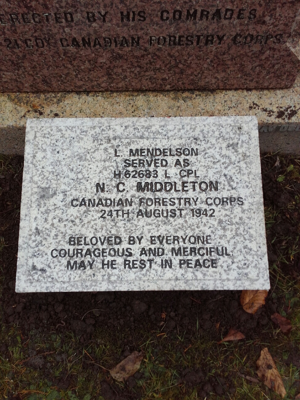 Urray New Parish Churchyard - Middleton, Norman Cecil