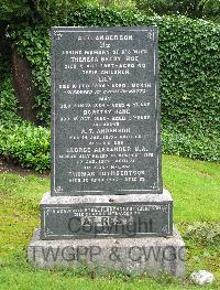 Greenock Cemetery - Anderson, George Alexander