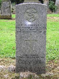 Greenock Cemetery - Garrett, Frederick Claude