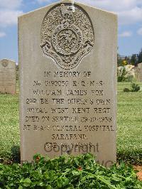 Ramleh War Cemetery - Fox, W