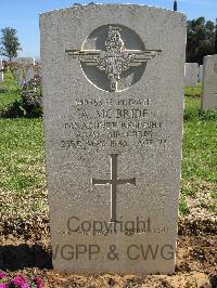 Ramleh War Cemetery - McBride, Alexander