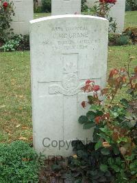 Serre Road Cemetery No.2 - McGrane, Charles