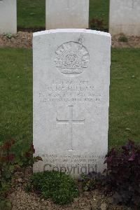 Serre Road Cemetery No.2 - McMillan, Oswald