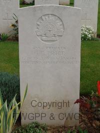 Serre Road Cemetery No.2 - Price, Henry Edgar