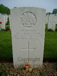 Serre Road Cemetery No.2 - Robertson, William Edward