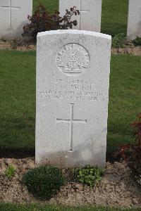 Serre Road Cemetery No.2 - Shinn, James William