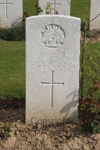 Serre Road Cemetery No.2 - Swain, John Henry