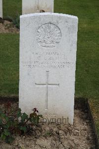 Serre Road Cemetery No.2 - Urch, George