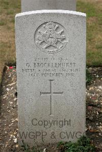 St. Sever Cemetery Extension Rouen - Brocklehurst, G