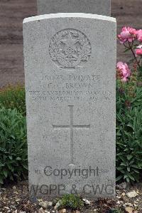 St. Sever Cemetery Extension Rouen - Brown, Charles Chirnside
