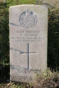 St. Sever Cemetery Extension Rouen - Brown, D