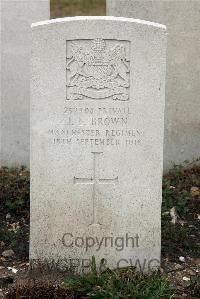 St. Sever Cemetery Extension Rouen - Brown, I E