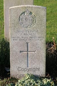 St. Sever Cemetery Extension Rouen - Brown, Joseph