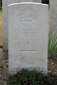 St. Sever Cemetery Extension Rouen - Brown, W
