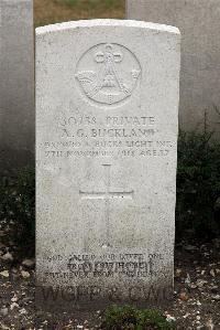 St. Sever Cemetery Extension Rouen - Buckland, A G