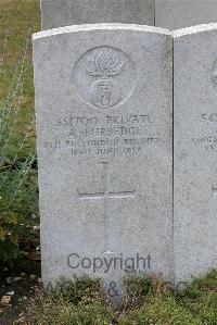 St. Sever Cemetery Extension Rouen - Burbedge, A