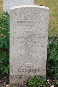 St. Sever Cemetery Extension Rouen - Burman, William Ernest
