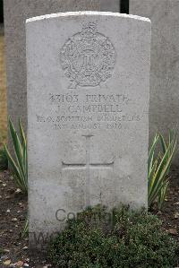 St. Sever Cemetery Extension Rouen - Campbell, J