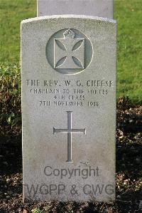 St. Sever Cemetery Extension Rouen - Cheese, The Revd. W G.