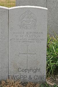 St. Sever Cemetery Extension Rouen - Clayton, W M