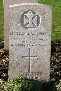 St. Sever Cemetery Extension Rouen - Cleveland, The Revd. Frederick Walter