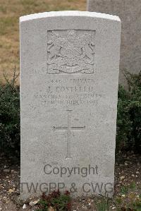 St. Sever Cemetery Extension Rouen - Costello, John