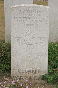 St. Sever Cemetery Extension Rouen - Cox, A