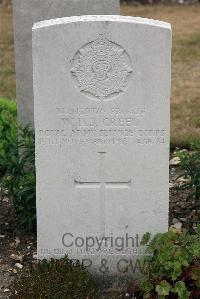 St. Sever Cemetery Extension Rouen - Creed, William Henry James