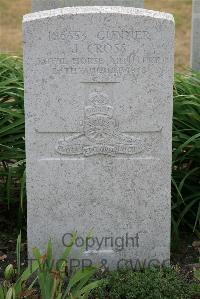 St. Sever Cemetery Extension Rouen - Cross, J