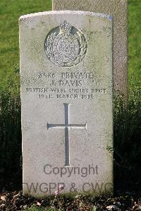 St. Sever Cemetery Extension Rouen - Davis, J