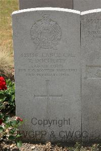 St. Sever Cemetery Extension Rouen - Docherty, T