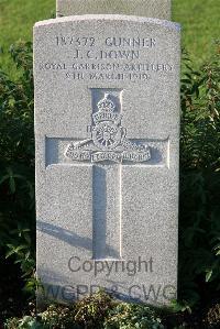 St. Sever Cemetery Extension Rouen - Down, J C