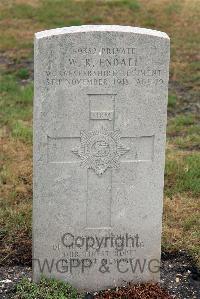 St. Sever Cemetery Extension Rouen - Endall, Wilfred Reginald