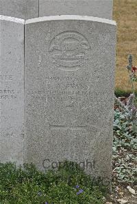 St. Sever Cemetery Extension Rouen - Evans, Frederick Albert