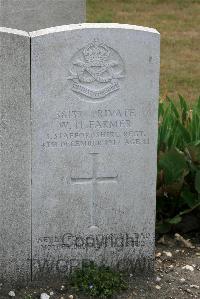 St. Sever Cemetery Extension Rouen - Farmer, Walter Harry