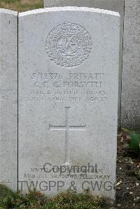 St. Sever Cemetery Extension Rouen - Forsyth, Charles Edward Carruthers