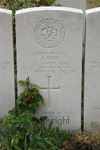 St. Sever Cemetery Extension Rouen - Fox, James