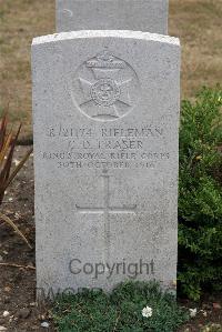 St. Sever Cemetery Extension Rouen - Fraser, C D