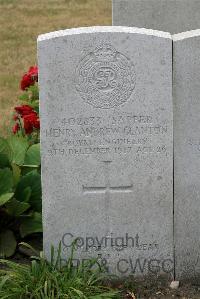 St. Sever Cemetery Extension Rouen - Glanton, Henry Andrew