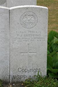 St. Sever Cemetery Extension Rouen - Griffiths, Thomas Jones