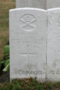 St. Sever Cemetery Extension Rouen - Hall, J