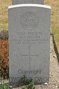 St. Sever Cemetery Extension Rouen - Heath, A E