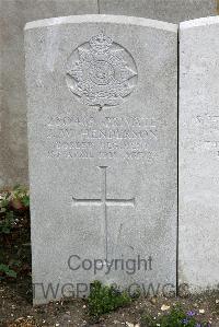 St. Sever Cemetery Extension Rouen - Henderson, John William