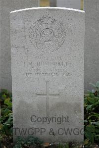St. Sever Cemetery Extension Rouen - Humphreys, E M