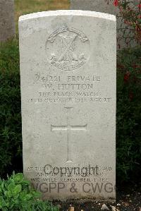 St. Sever Cemetery Extension Rouen - Hutton, Willie