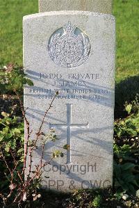 St. Sever Cemetery Extension Rouen - James, J